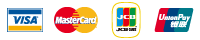 「VISA」「MASTERCARD」「JCB」「UnionPay」